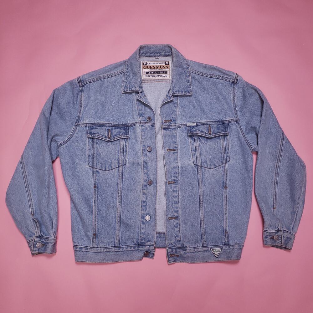 Vtg Georges Marciano for Guess denim jacket